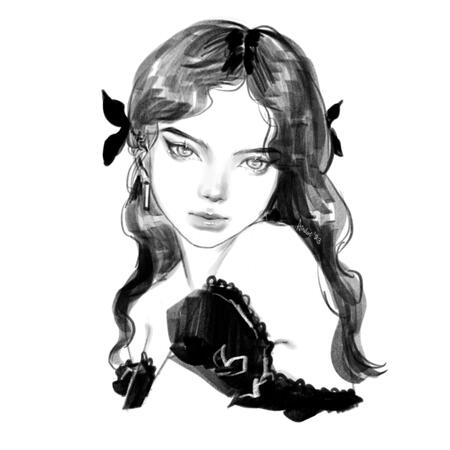 Semirealistic Headshot